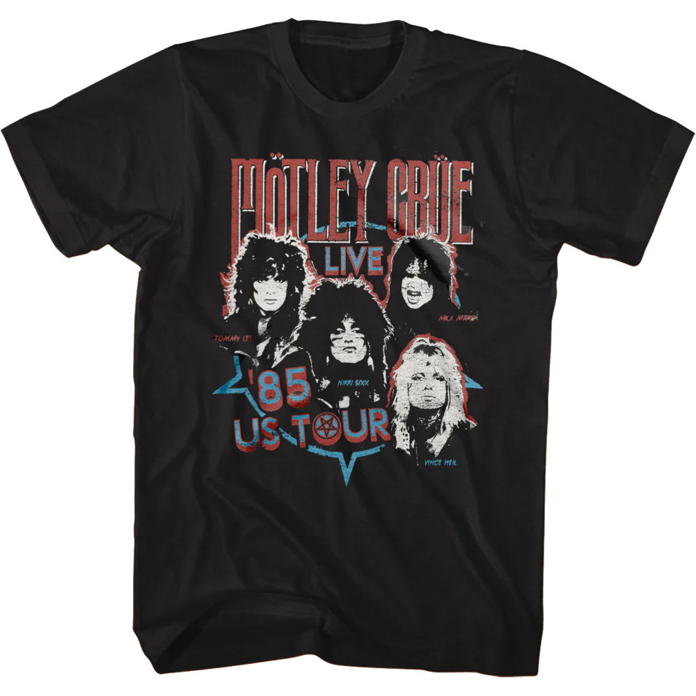 85 Us Tour Motley Crue Tshirt